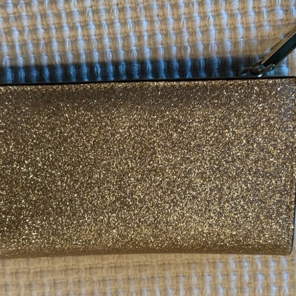 Kate Spade Gold Glitter Wallet - Picture 4 of 10